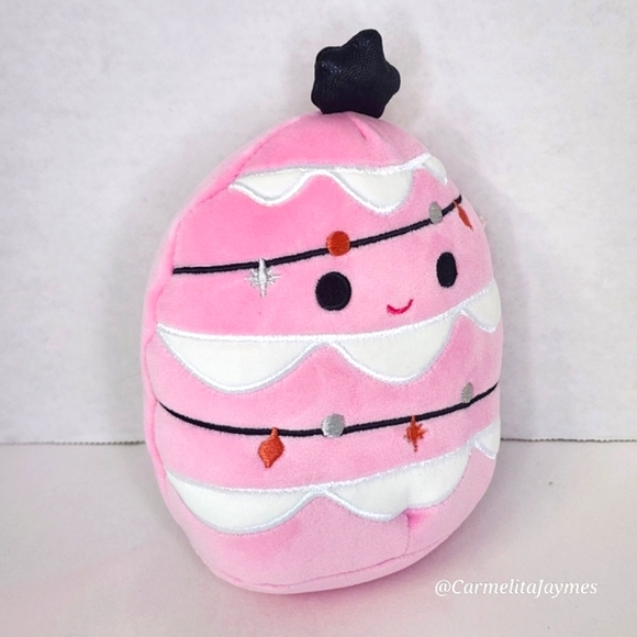 CARRIGAN 🎄 Pink Christmas Tree Xmas 2024 Original Squishmallows By Kellytoy NWT - Picture 6 of 8